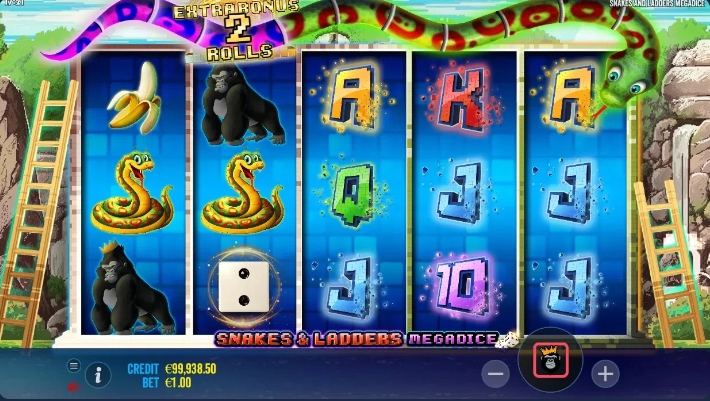 Snakes and Ladders Megadice slot
