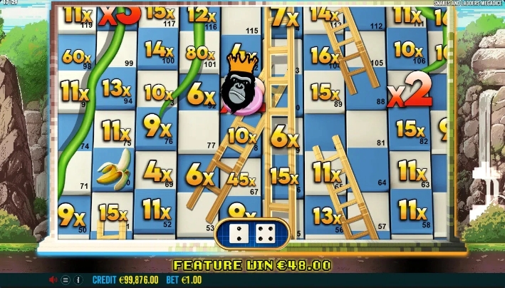 slot Snakes and Ladders Megadice